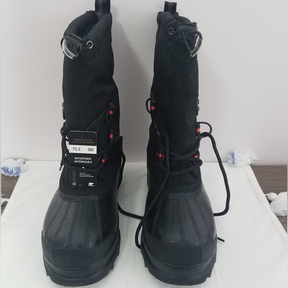 Sorel Shoes Sorel Youth Glacier Xt Extreme Weather Boot Black Red